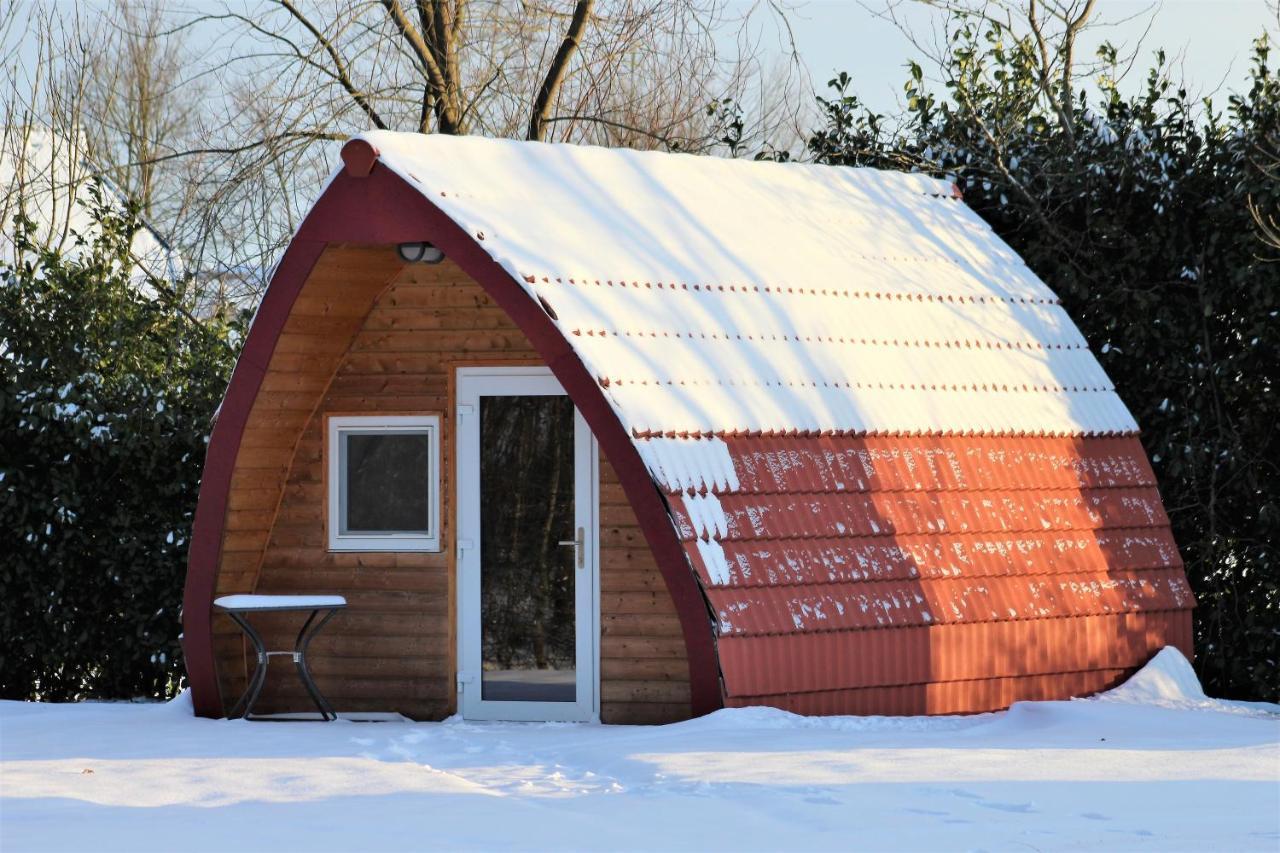 Luxe Eco Pod Op Camping De Stal Drijber Eksteriør bilde