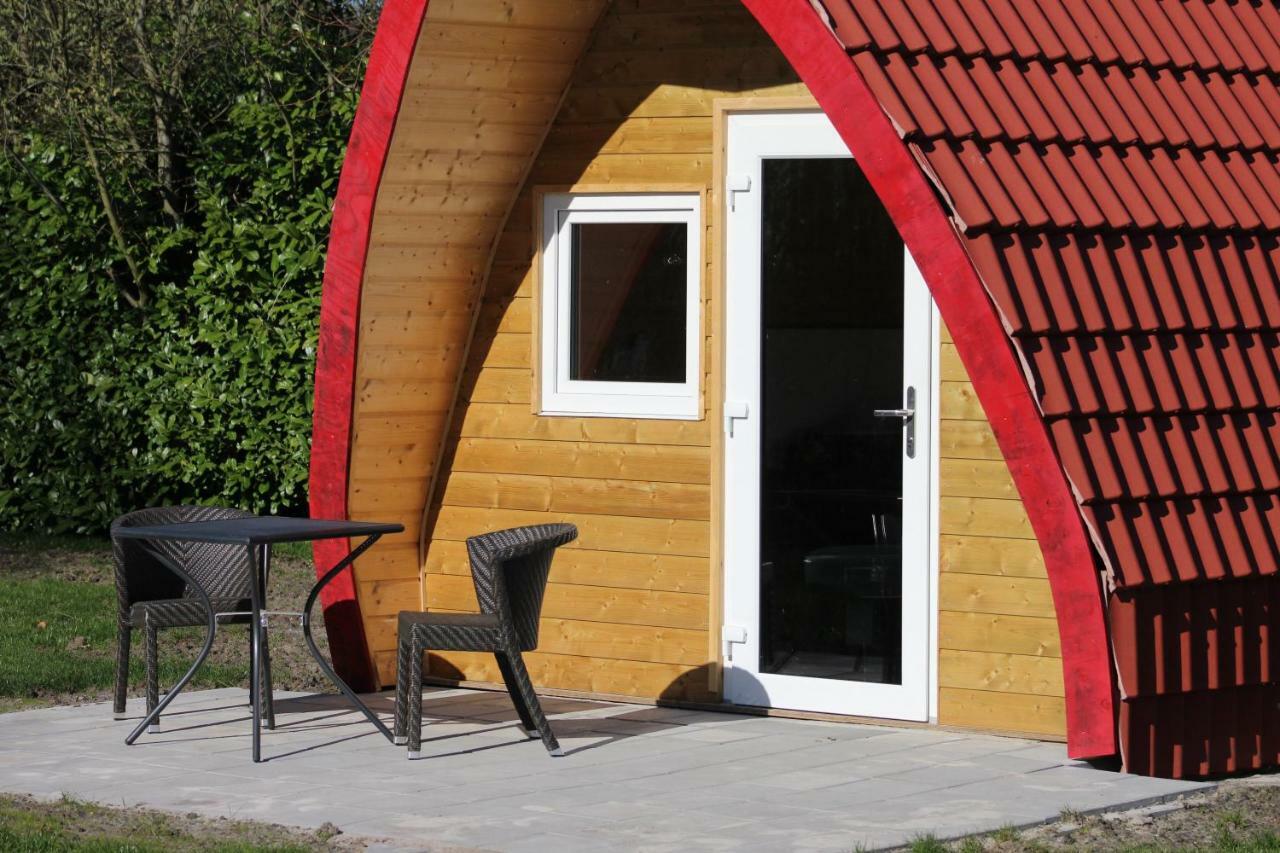 Luxe Eco Pod Op Camping De Stal Drijber Eksteriør bilde