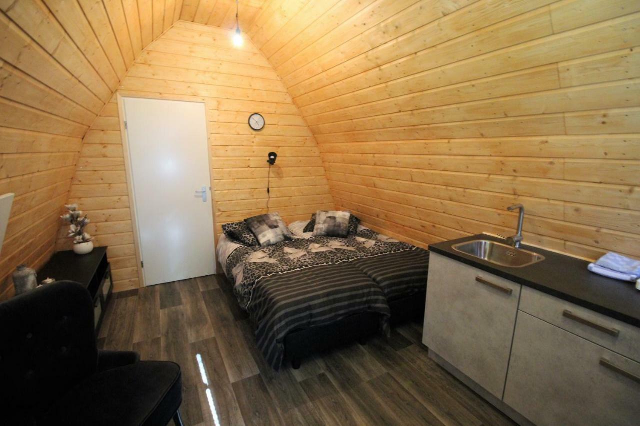 Luxe Eco Pod Op Camping De Stal Drijber Eksteriør bilde
